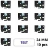 Brother Tze-253 Tze253 etikečių juosta kasetė Dore analoginė komplektas 10 vienetų