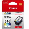 Canon CL-546XL Originalus Žydras, Rausvai raudona, Geltona 1 vnt