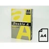 Double A Spalvotas popierius Dvigubas A, 80g, A4, 500 lapų, Citrininis