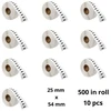 Dymo 11352 S0722520 etiketės ritinys Dore analoginė komplektas 10 vienetų