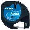 DYMO 12mm LetraTAG Plastic tape etikečių juostelė