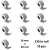 Dymo 99010 S0722370 etiketės ritinys Dore analoginė komplektas 10 vienetų