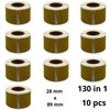 Dymo 99010 S0722370 Gold etiketės ritinys Dore analoginė komplektas 10 vienetų