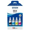 Epson 664 EcoTank (C13T66464A) Rašalo papildymo buteliukų komplektas, CMYK