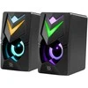 Kompiuterio kolonėlės PC Speakers 2.0 DEFENDER J4 2.0 6W LED USB juodas