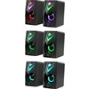 Kompiuterio kolonėlės PC Speakers 2.0 DEFENDER J4 2.0 6W LED USB juodas