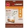 Lininė drobė su porėmiu Lomond Frame + Fine Art Canvas Ultra Bright 340g/m2 A4, 1 Lapas (komplektas)
