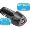Defender įkroviklis Defender UCA-92 automobilinis įkroviklis USBx1 USB-Cx1 QC, PD maitinimo tiekimas