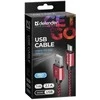 Defender USB AM-MICRO BM 1.0m 2.1A Raudona