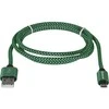 USB kabelis Defender USB-A - mikroUSB 1 m žaliasis (87804)