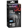 Defender USB AM-MICRO BM 1.0m 2.1A Juodas