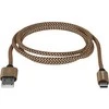 Defender USB AM-TYPE C 1,0m 2.1A Auksinis