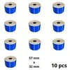 Zebra 800262-125 57mm x 32mm Thermal Paper Labels 25 mm Core Dore Manufacturer, 10 pcs