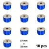 Zebra 800262-125 57mm x 32mm Thermal Paper Labels 25 mm Core Dore Manufacturer, 10 pcs