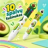 10 spalvų tušinukas su avokado dekoracija