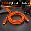 1M USB-C–USB-C greitojo įkrovimo laidas EZRA DC356-2 240 W