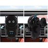 Automobilinis telefono laikiklis su belaidžiu įkrovimu (IQ / Qi)