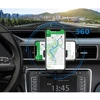 Automobilinis telefono laikiklis su belaidžiu įkrovimu (IQ / Qi)