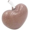 Dekoratyvinė stiklinė širdies formos figūrėlė, 14×13 cm