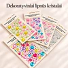 dekoratyviniai lipnūs kristalai – apvalūs