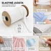 Elastinė juosta siuvimui 19 mm (45m) – balta