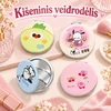 Geltonas kišeninis veidrodėlis „Didelės akys“