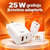 Greitojo įkrovimo adapteris EZRA HC175 25 W