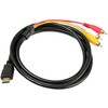 ATL HDMI į VGA + Audio 3x Chinch RCA laidas