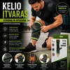 Kelio įtvaras su reguliuojamu dirželiu