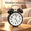 Klasikinis laikrodis su metaliniais varpeliais TR2250