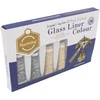 Kontūriniai dažai stiklui „Glass Liner Colour“ (6 vnt. rinkinys)