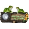 Lauko LED lempa „Frogy“ su saulės baterija (24 × 14 cm)