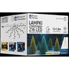 LED girlianda su žiedu, 12 × 1,8 m, 216 LED, šaltai balta