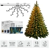 LED girlianda su žiedu, 16 × 2,2 m, 352 LED, šiltai balta