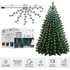 LED girlianda su žiedu, 16 × 2,2 m, 352 LED, šaltai balta