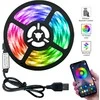 LED RGB USB juosta, 5 metrai