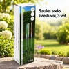 LED sodo šviestuvai, 3 vnt., geltona, žalia ir raudona