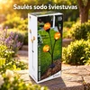 LED sodo šviestuvas su 3 dekostikliniais kamuoliukais
