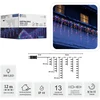 LED varveklių užuolaida, 300 LED, 12 m, spalvota