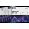 LED varveklių užuolaida, 300 LED, 12 m, spalvota