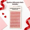 lipnios dekoratyvinės širdelės, raudonos