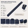 Metalinis užtrauktukas 24 cm – mėlynos spalvos