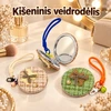 Pakabinamas kišeninis veidrodėlis su pliušiniu meškiuku