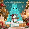 „Pasidaryk pats“ advento kalendorius su 24 stalčiukais – Sniego senis