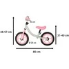 Balansinis dviratukas Trike Fix, Baltos su rožine spalvos