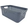 Plastikinė dėžutė su dangčiu, 30×20×13 cm PILKA