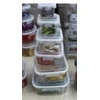 Plastikinių maisto laikymo indų rinkinys su dangčiais (6 vnt.) TR2358B