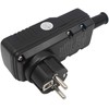 Saugos RCD adapteris (nuotėkio relė su TEST/RESET mygtukais)