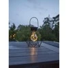 Saulės energija įkraunama LED lempa „Edison“