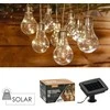 Saulės energija maitinama LED girlianda su lemputėmis 20 LED, 5,8 m